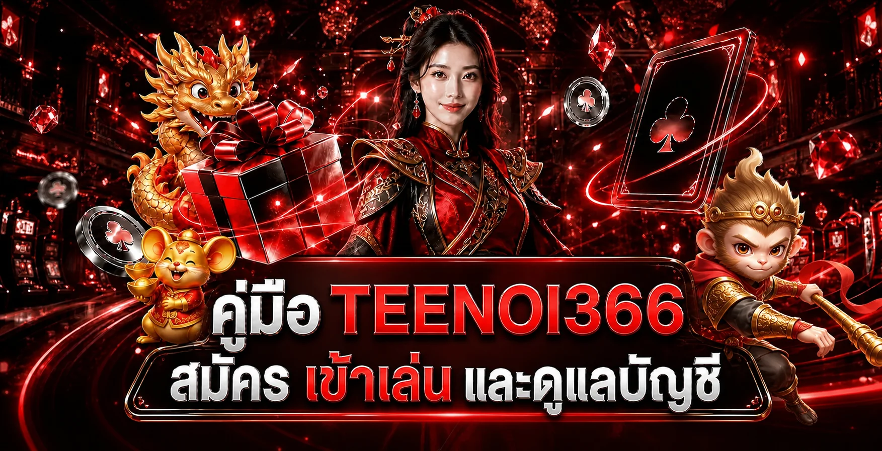 TEENOI366 คู่มือสมัคร เข้าเล่น ฝากถอน และดูแลบัญชี